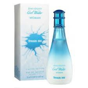 DAVIDOFF COOL WATER FREEZE ME EDICION LIMITADA WOMAN EDT 100 ML TESTER # (caja generica)
