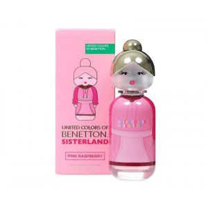 BENETTON SISTERLAND PINK RASPBERRY EDT 80ML TESTER # (caja generica)