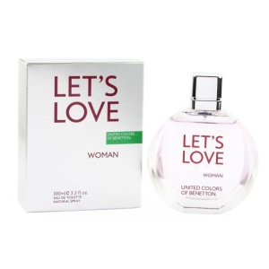 BENETTON LETS LOVE EDT 100ML (WOMAN) TESTER # (caja generica)