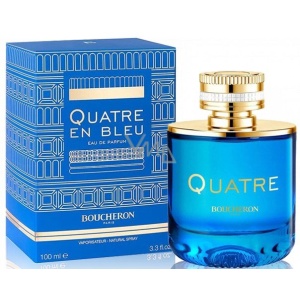 BOUCHERON QUATRE BLUE FEMME EDP 100 ML TESTER # (caja generica)