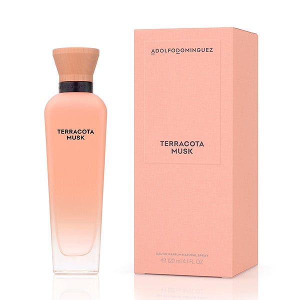 ADOLFO DOMINGUEZ TERRACOTA MUSK WOMAN EDP 120 ML TESTER # (caja generica)