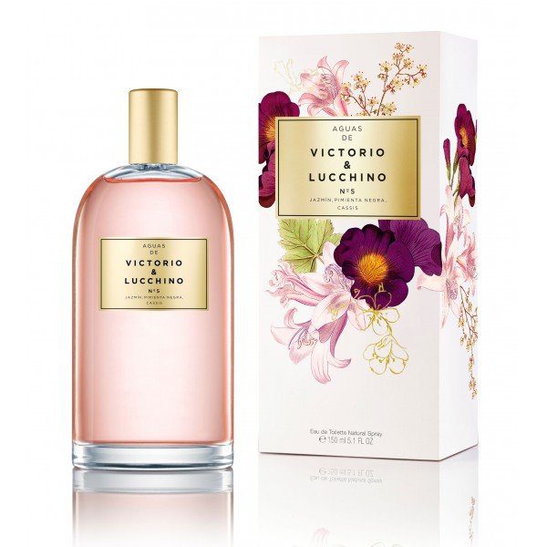 VICTORIO & LUCCHINO AGUA N 5 JAZMIN, PIMIENTA NEGRA Y CASSIS 150 ML TESTER # (caja generica)