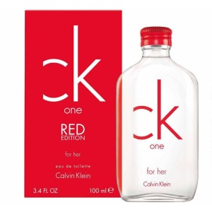 CK ONE RED EDITION FOR HER EDT 100 ML TESTER # (caja genérica)