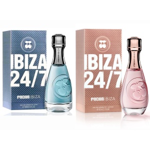 PACK PACHA 24/7 MAN EDT 100 ML # + PACK PACHA 24/7 WOMAN EDT 100 ML TESTER # (caja generica)
