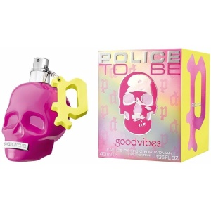 POLICE TO BE GOOD VIBES WOMAN EDT 125 ML TESTER # (caja generica)