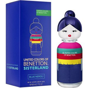 BENETTON SISTERLAND BLUE NEROLI EDT 80ML TESTER # (caja generica)
