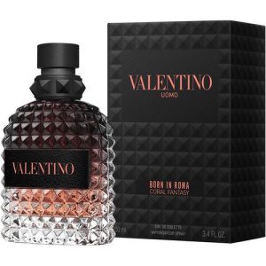 VALENTINO UOMO BORN IN ROMA CORAL FANTASY EDT 100 ML TESTER # (caja generica)