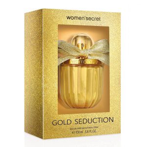 WOMAN SECRET GOLD SEDUCTION EDP 100 ML TESTER # (caja generica)