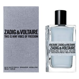 ZADIG & VOLTAIRE THIS IS HIM VIBES OF FREEDOM EDT 100 ML # TESTER (caja genérica)