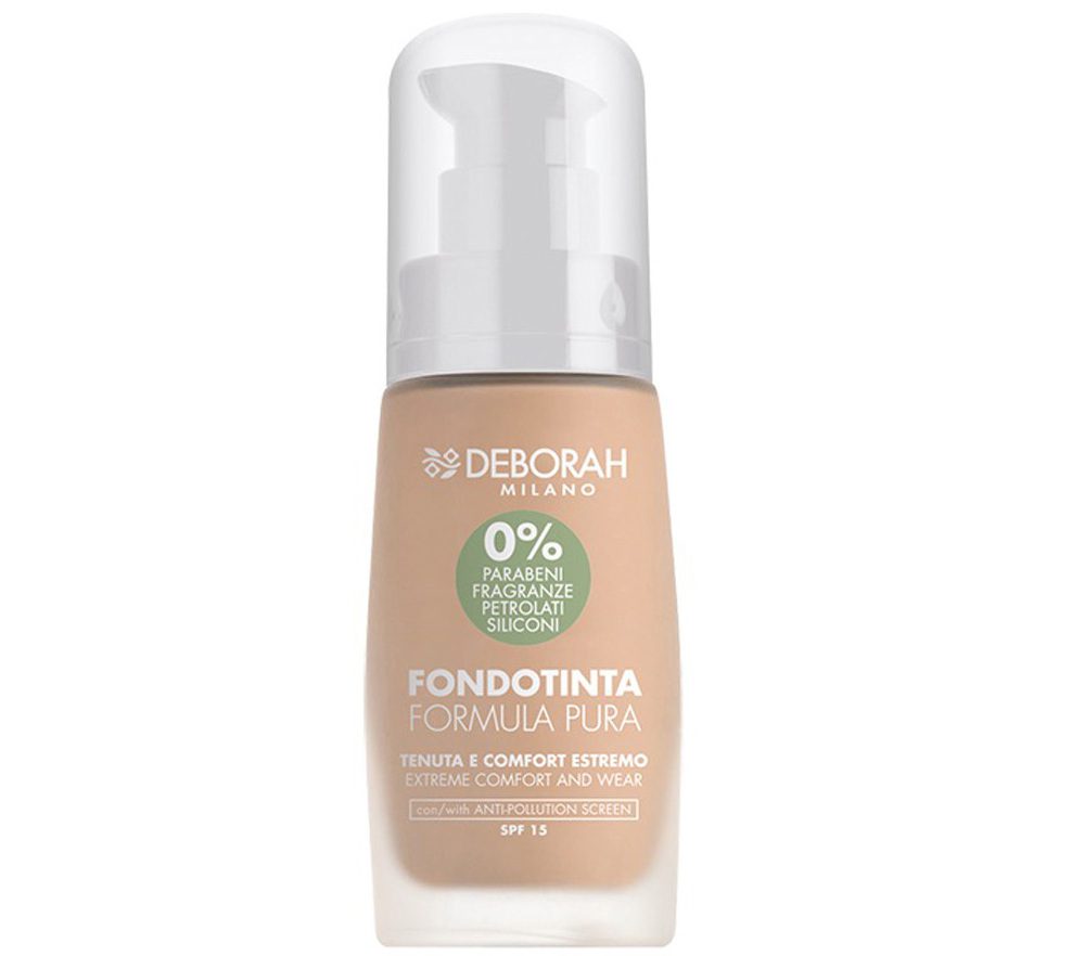 DEBORAH MILANO FORMULA PURA FONDOTINTA BIO SPF20 NUMERO 02 BEIGE 30 ML REGULAR