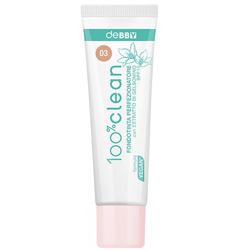 DEBORAH MILANO 100% CLEAN FONDOTINTA 03 NUDE ROSE 30 ML REGULAR