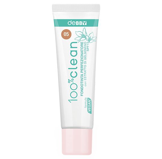 DEBORAH MILANO 100% CLEAN FONDOTINTA 05 CARAMEL 30 ML REGULAR