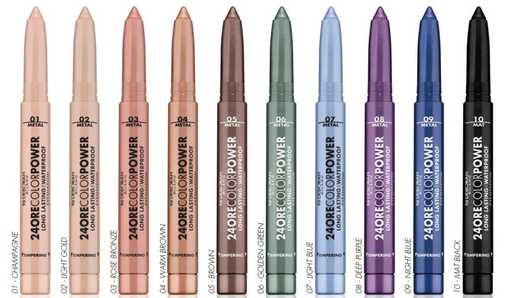 DEBORAH MILANO 24ORE COLOR POWER WATERPROOF 01 METAL REGULAR
