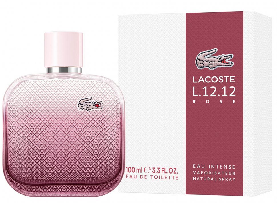 EAU DE LACOSTE L.12.12 ROSE EAU INTENSE EDP 100 ML TESTER # (CAJA GENERICA)