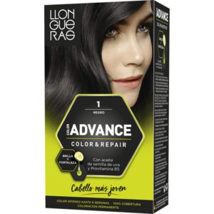 LLONGUERAS COLOR ADVANCED COLOR & REPAIR 1 NEGRO REGULAR