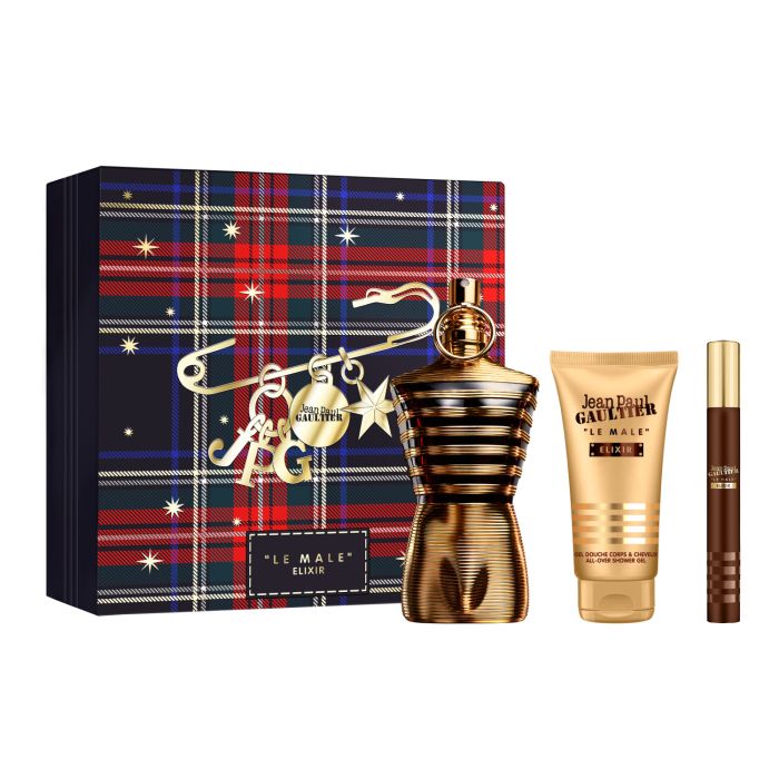 SET JPG LE MALE ELIXIR PARFUM 125ML +10 ML ELIXIR + GEL 75 ML DUCHA REGULAR
