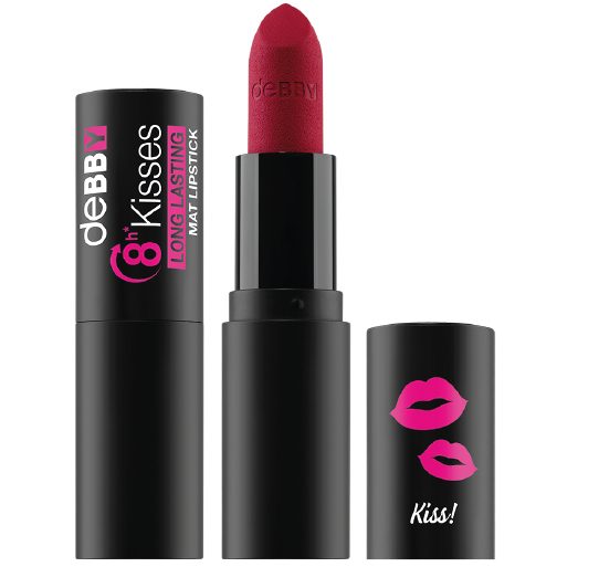 DEBORAH MILANO DEBBY KISSES LONG LASTING MAT LIPSTICK 08 REGULAR