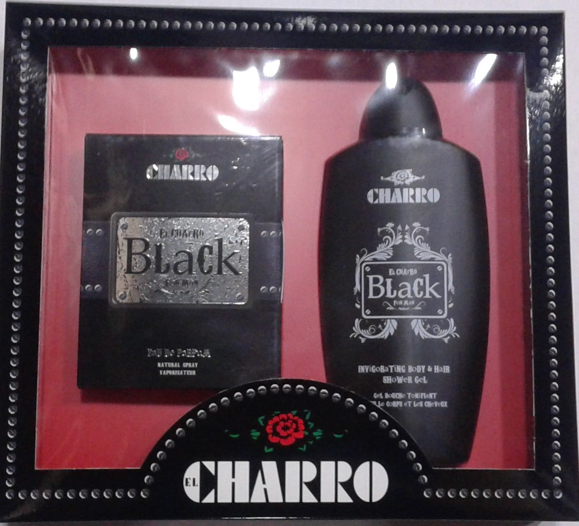 SET CHARRO BLACK 50 ML + GEL DUCHA 400ML REGULAR