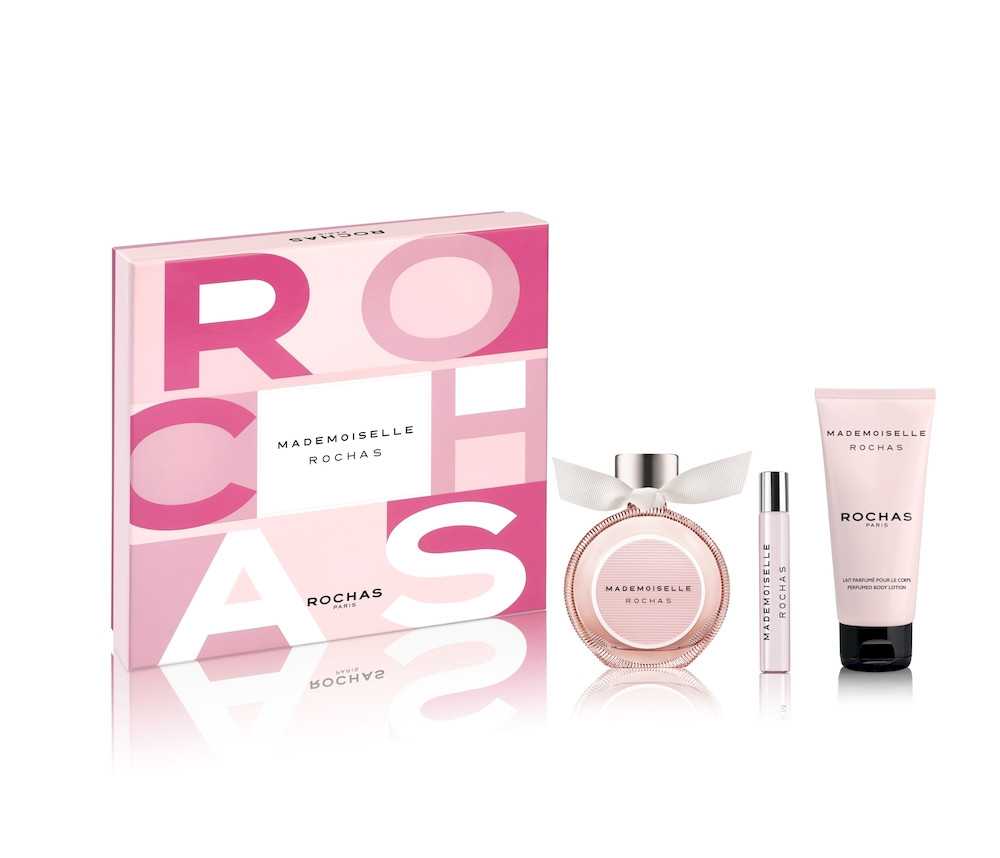 ROCHAS MADEMOISELLE EDP 90 ML + BODY LOCION 100 ML + MINIATURA REGULAR
