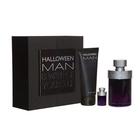 SET HALLOWEEN MAN EDT 75 ML REGULAR + MINIATURA 4 ML + SHOWER GEL 100 ML