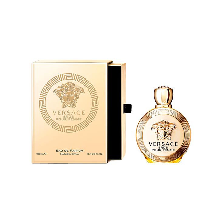 VERSACE EROS POUR FEMME EDP 100 ML (Sin caja, 45% del contenido) TESTER # (CAJA GENERICA)