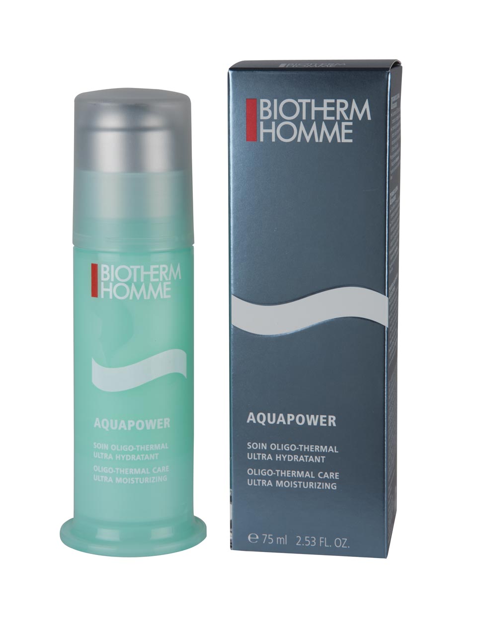 BIOTHERM AQUAPOWER DAILY DEFENSE SPF 14 TRATAMIENTO OLIGO-THERMAL HIDRATANTE POUR HOMME 75 ML TESTER # (CAJA GENERICA)