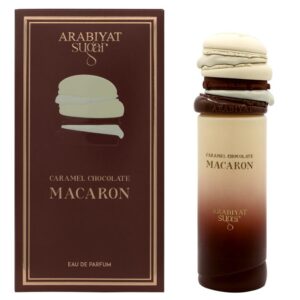 ARABIYAT SUGAR CARAMEL CHOCOLATE MACARON EDP 100 ML TESTER # (CAJA GENERICA)