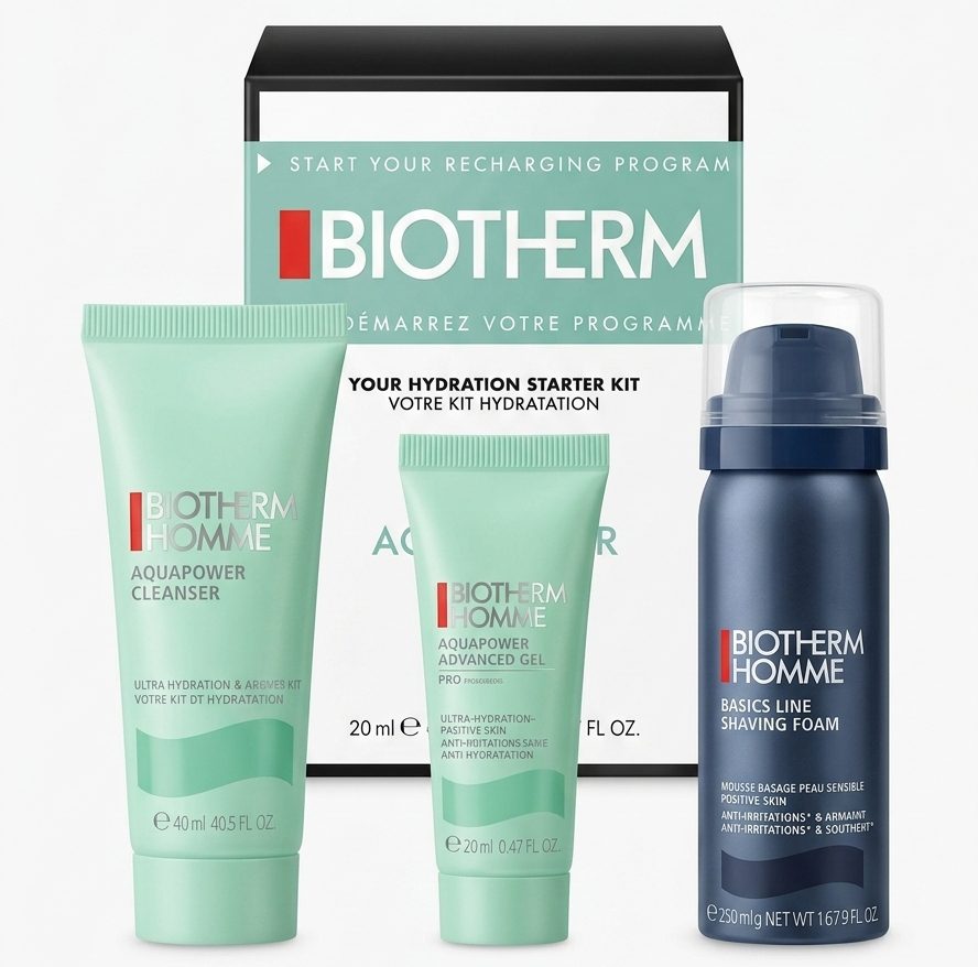 BIOTHERM AQUAPOWER YOUR HIDRATION STARTER KIT MINI SET 3 PRODUCTOS REGULAR