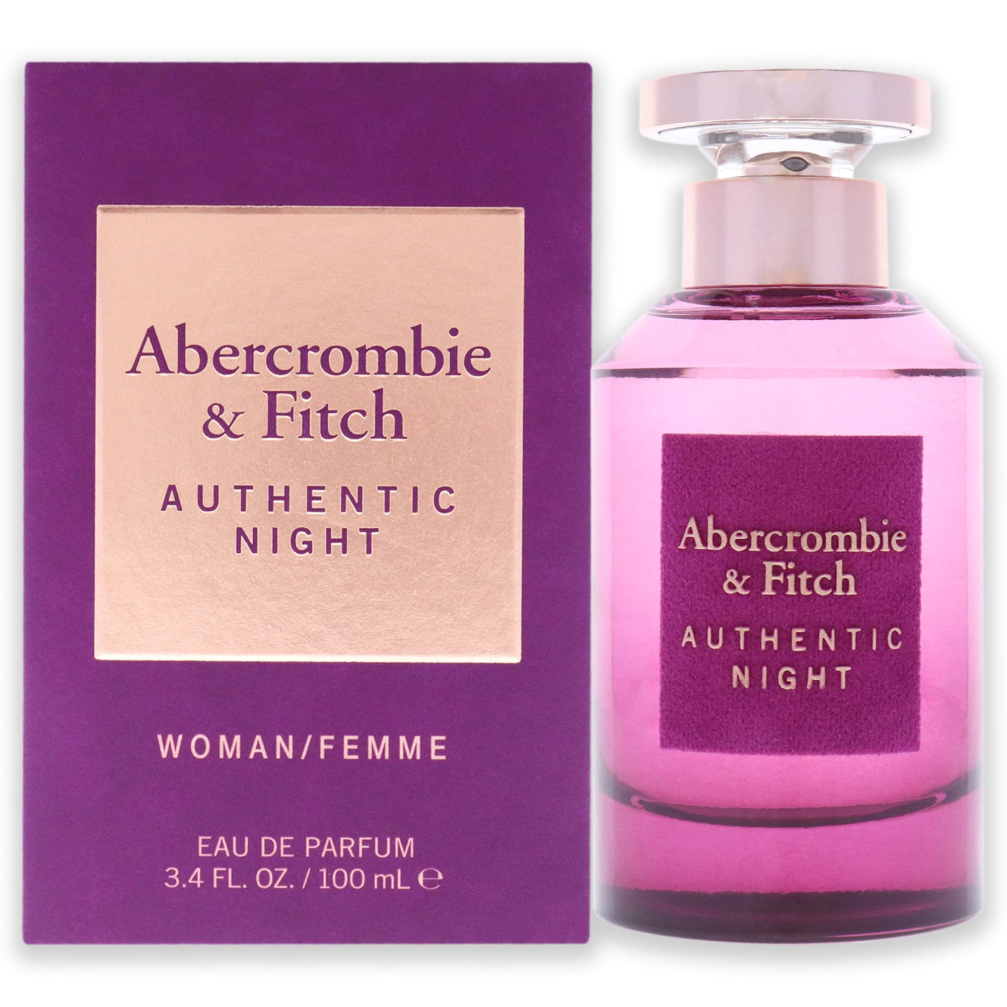 ABERCROMBIE & FITCH AUTHENTIC NIGHT WOMAN EDP 100 ML TESTER # (CAJA GENERICA)