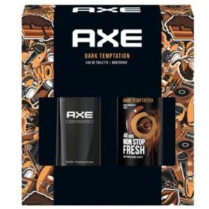 ESTUCHE AXE DESODORANTE SPRAY AXE DARK TEMPTATION 150 ML + FRAGANCIA 75 ML REGULAR