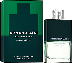 ARMAND BASI L´EAU POUR HOMME INTENSE VETIVER 125ML TESTER # (CAJA GENERICA)