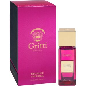 GRITTI BECAUSE I AM FREE EXTRAIT DE PARFUM 100 ML TESTER # (CAJA GENERICA)
