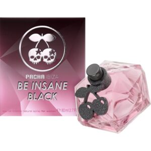 PACHA I AM BE INSANE BLACK HER EDT 80 ML (Sin caja, 60% del contenido) TESTER # (CAJA GENERICA)