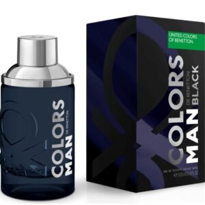 BENETTON COLORS MAN BLACK EDT 100 ML TESTER # (CAJA GENERICA)