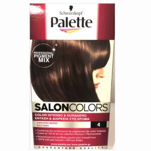 SCHWARZKOPF PALETTE SALON COLORS 4 CASTAÑO MEDIO 110 ML REGULAR