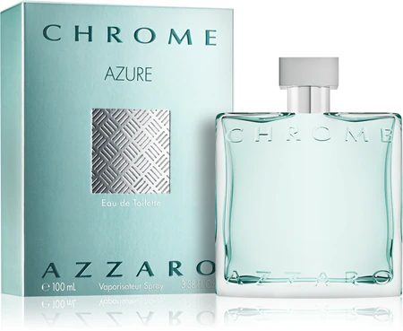 AZZARO CHROME AZZURE MEN EDT 100ML TESTER # (CAJA GENERICA)