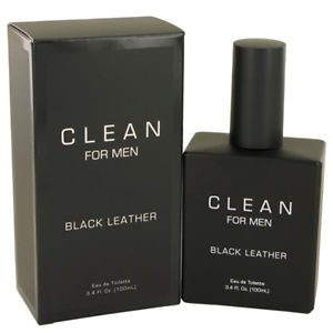 CLEAN FOR MAN BLACK LEATHER EDT 100 ML TESTER # (CAJA GENERICA)