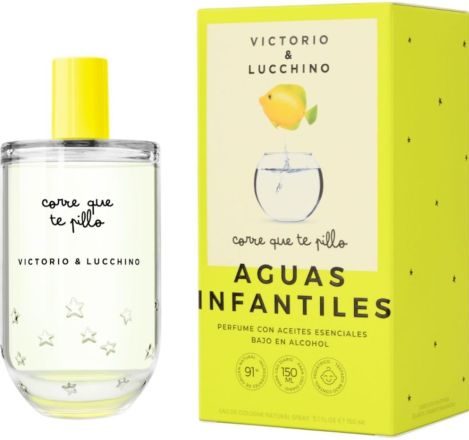 VICTORIO & LUCCHINO AGUAS INFANTILES CORRE QUE TE PILLO EDC 150 ML TESTER # (CAJA GENERICA)