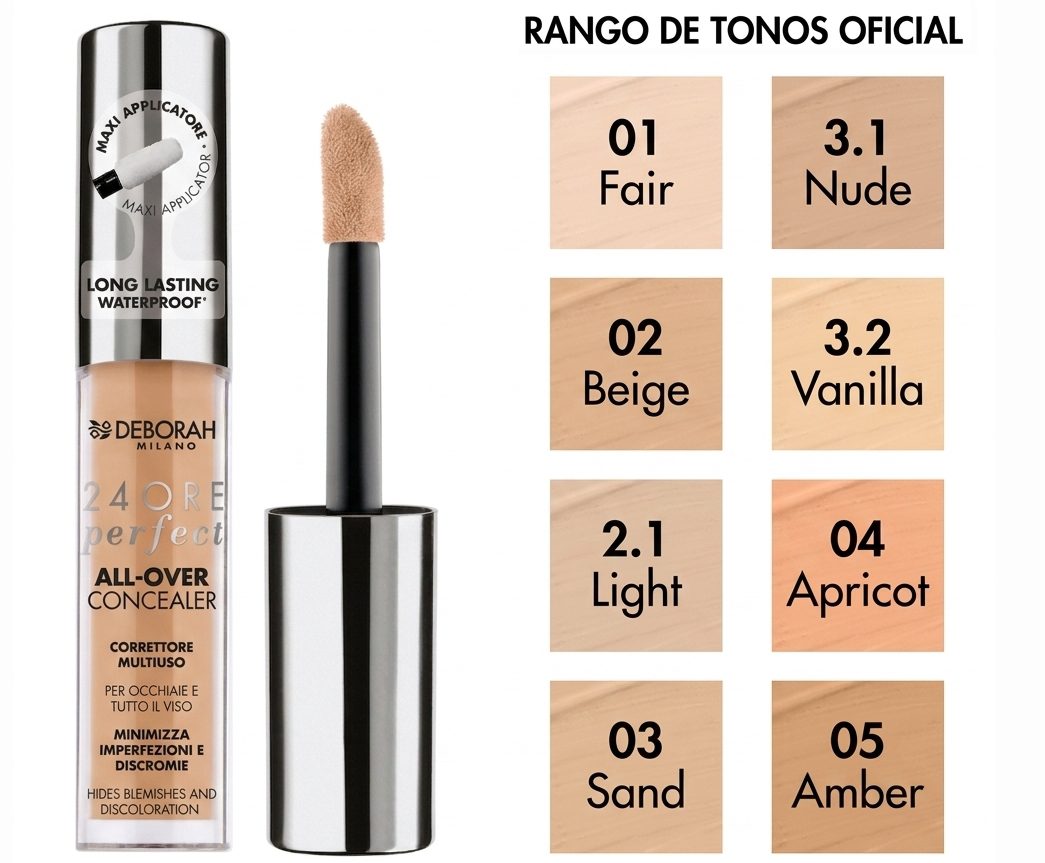 DEBORAH MILANO 24ORE PERFECT ALL OVER CORRECTOR MULTIUSO WATERPROOF 3.2 VANILLA REGULAR