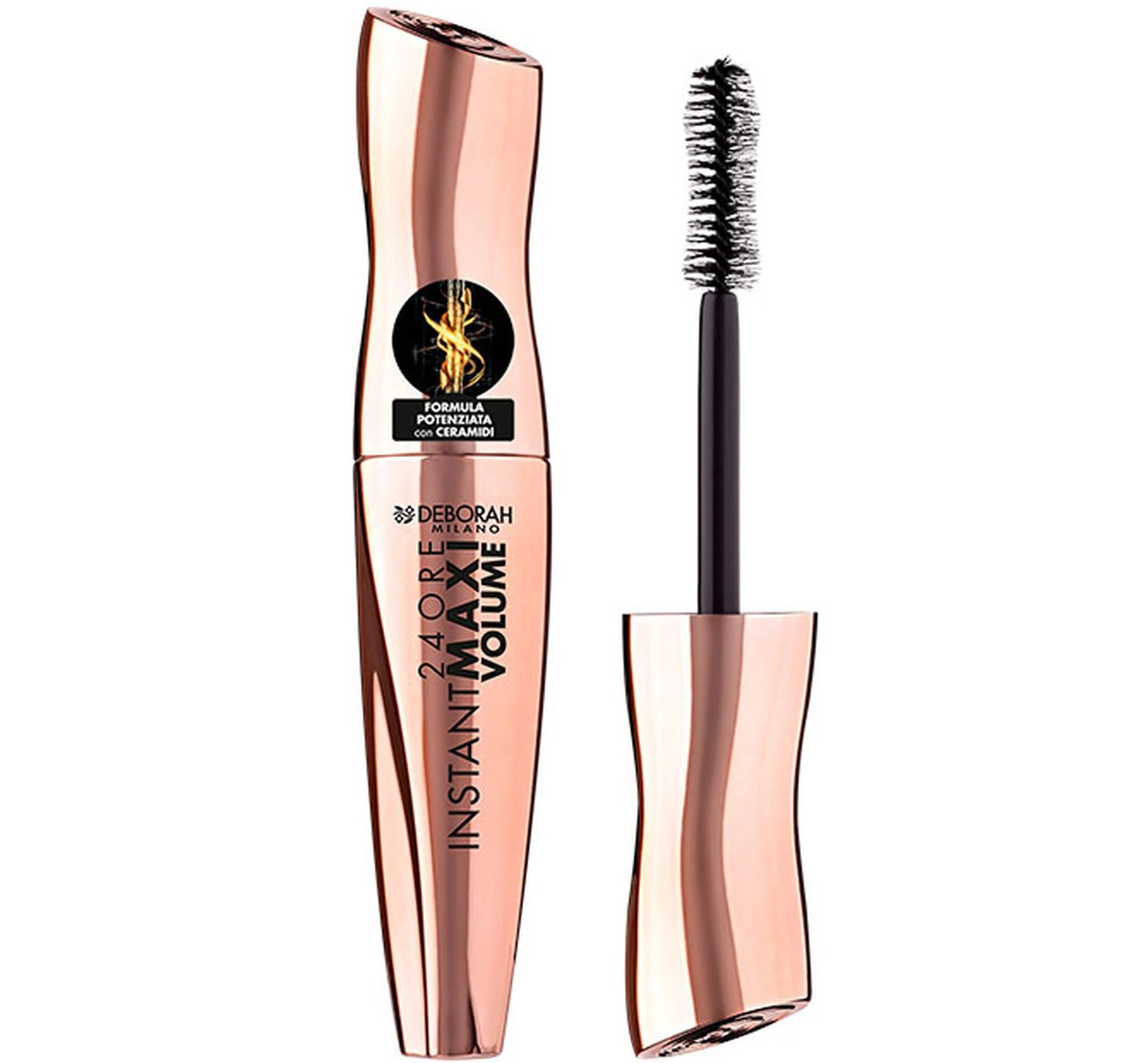 DEBORAH MILANO MASCARA 24 HORAS INSTANT MAXI VOLUME CON CERAMIDAS NEGRO 12 ML REGULAR