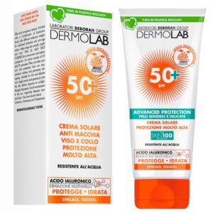 DERMOLAB CREMA SOLAR SPF50 CON ACIDO HIALURONICO PIEL SENSIBLE 50 ML REGULAR