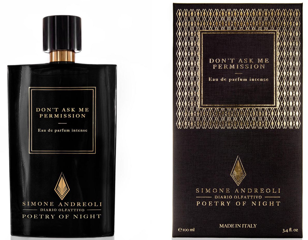 SIMONE ANDREOLI DONT ASK ME PERMISSION EDP 100 ML (Sin caja) TESTER # (CAJA GENERICA)