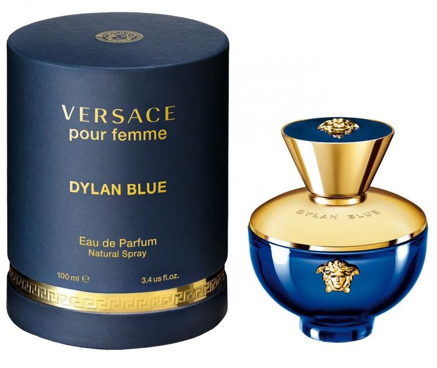 VERSACE DYLAN BLUE WOMAN EDP 100ML (Sin caja, 45% del contenido) TESTER # (CAJA GENERICA)