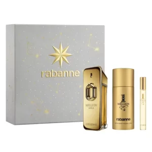 SET 1 MILLION PACO RABANNE GOLD HIM EDP 100 + DEO + MINI REGULAR