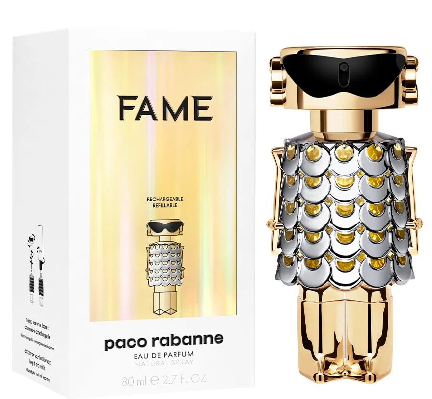 PACO RABANNE FAME (ROBOT MUJER) EDP 80 ML TESTER # (CAJA GENERICA)