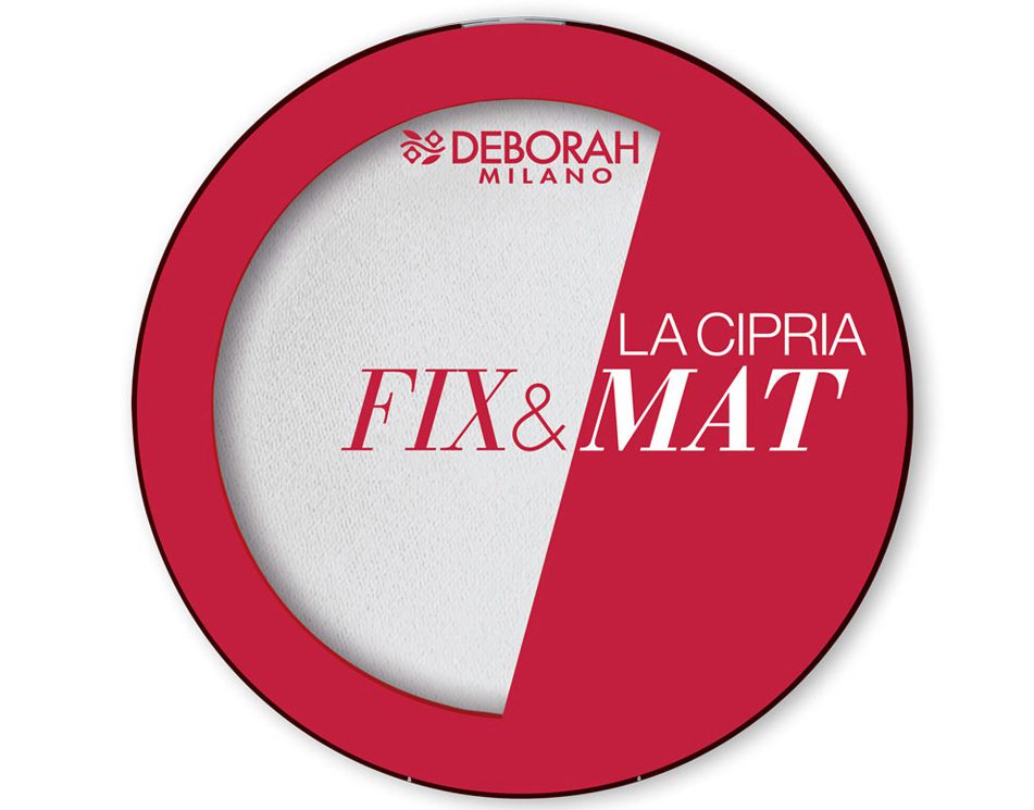 DEBORAH MILANO FIX & MAT LA CIRPIA INCOLORE FACE POWDER 8.5 GRAMOS REGULAR
