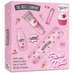 FRUIT COMPANY SET FRESA NATA 40 ML + ACEITE LABIAL + CREMA MANOS + NECESER REGULAR
