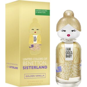 BENETTON SISTERLAND GOLDEN VANILLA EDP 80 ML TESTER # (CAJA GENERICA)