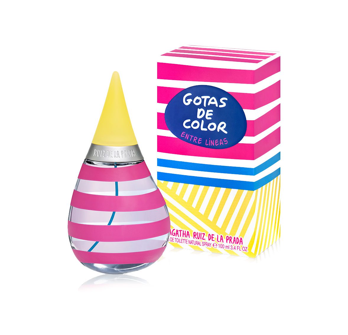 AGATHA RUIZ DE LA PRADA GOTAS ENTRE LINEAS EDT 100 ML TESTER # (CAJA GENERICA)