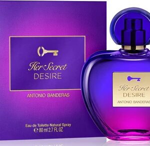 ANTONIO BANDERAS HER SECRET DESIRE EDT 80 ML TESTER # (CAJA GENERICA)